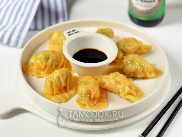 Фото блюда: Китайские дамплинги с креветками