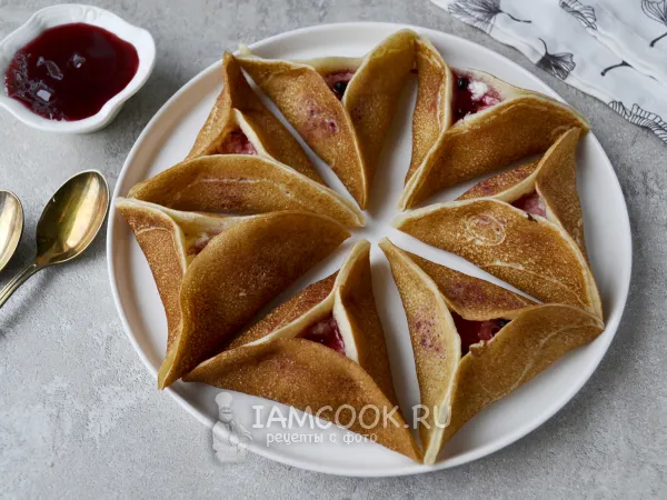 Фото блюда: Турецкие блины на манке и дрожжах