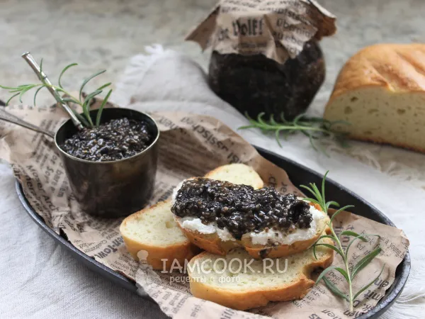 Фото блюда: Черная икра из семян чиа и нори