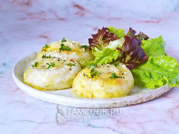 Фото блюда: ПП-улитки из рисовой бумаги с творогом