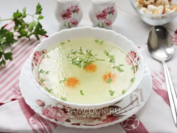 Фото блюда: Бульон из крыла индейки