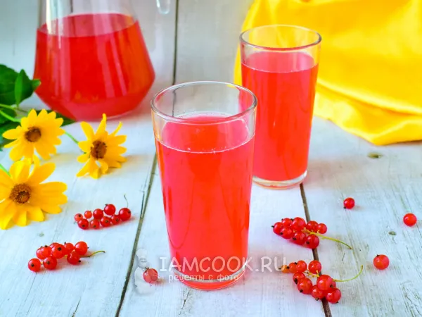 Фото блюда: Морс из красной смородины