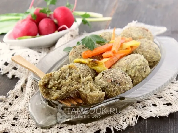 Фото блюда: Рыбные тефтели в духовке