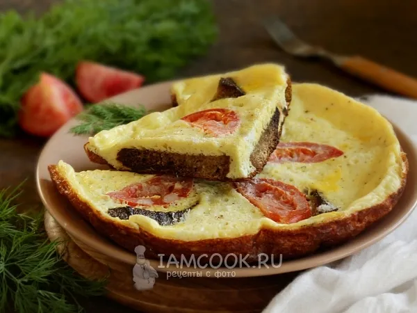 Фото блюда: Фриттата с хлебом