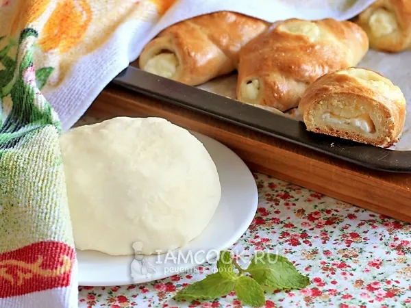 Фото блюда: Быстрое тесто для пирожков за 15 минут