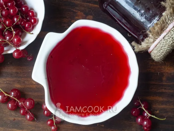 Фото блюда: Сироп из красной смородины