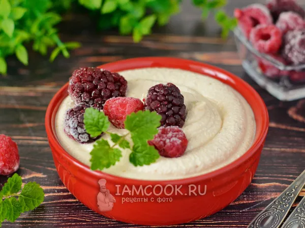 Фото блюда: Творог с арахисовой пастой