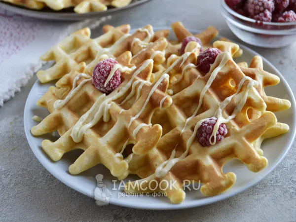 Фото блюда: Американские вафли