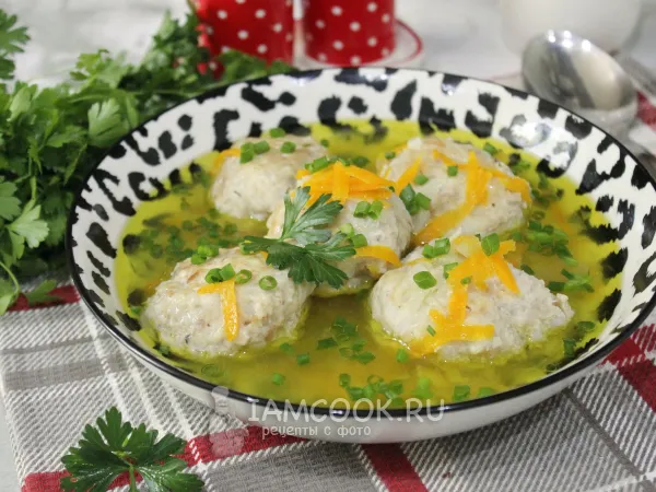 Фото блюда: Тефтели в бульоне