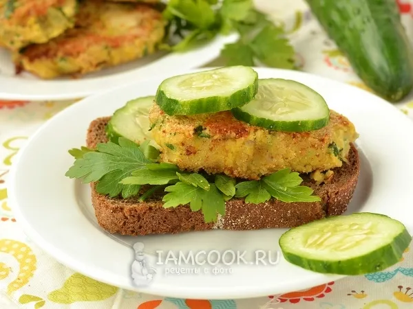 Фото блюда: Постные котлеты из фасоли