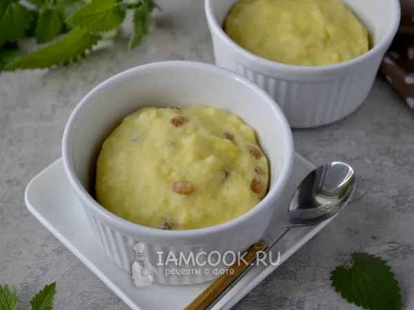 Фото блюда: Суфле из манки