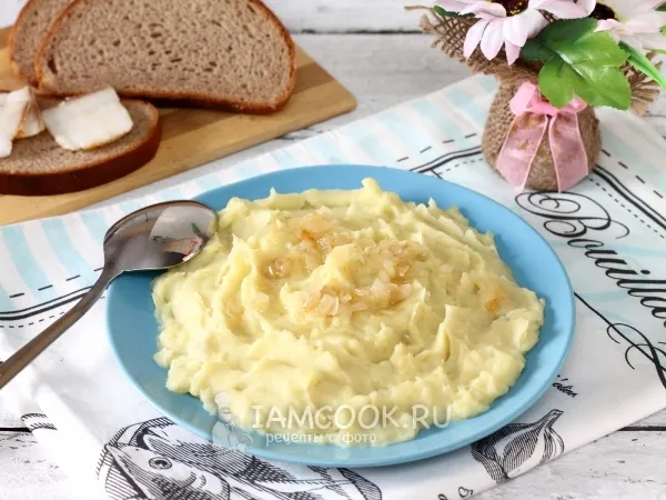 Фото блюда: Картошка пюре с луком