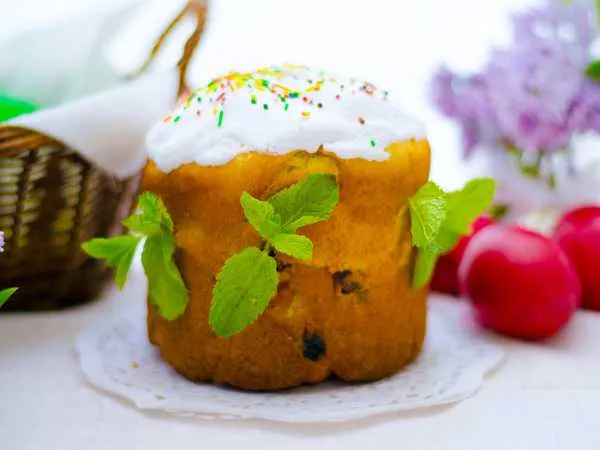 Фото блюда: Пасхальные куличи на молоке