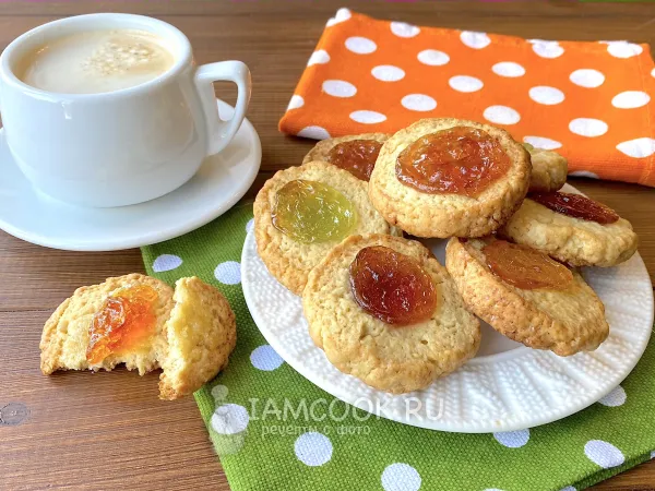 Фото блюда: Постное печенье с мармеладом