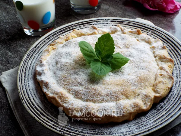 Фото блюда: Пирог с щавелем из песочного теста