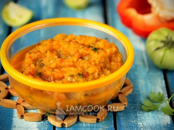 Фото блюда: Икра из зелёных помидоров