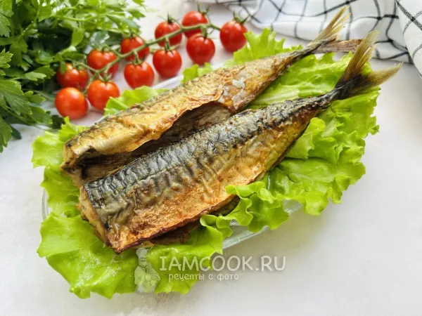 Фото блюда: Скумбрия горячего копчения в духовке