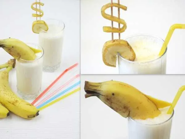 Фото блюда: Молочный коктейль с бананом