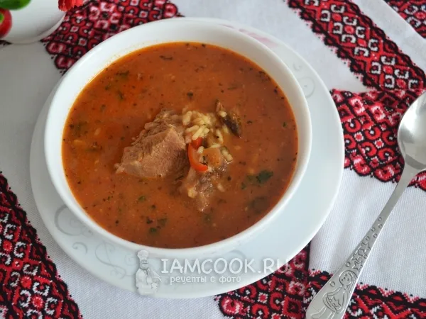 Фото блюда: Суп харчо из говядины