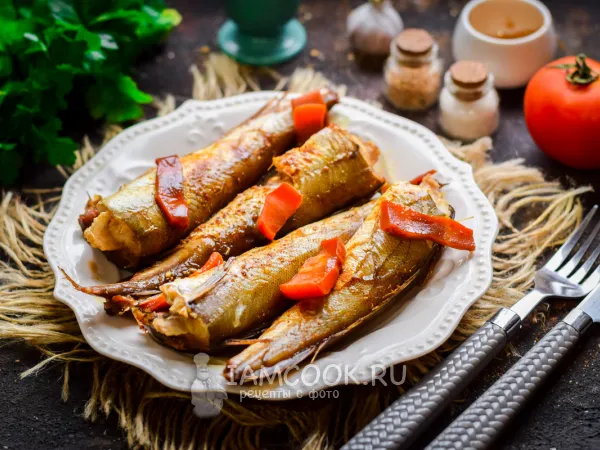 Фото блюда: Хек в духовке с имбирем, лимоном и специями