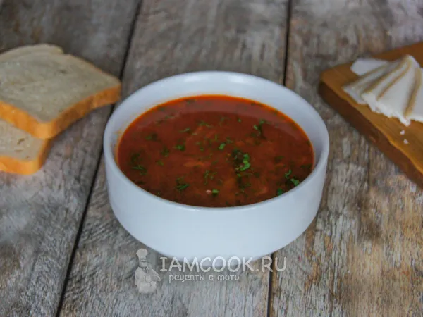 Фото блюда: Борщ в мультиварке-скороварке