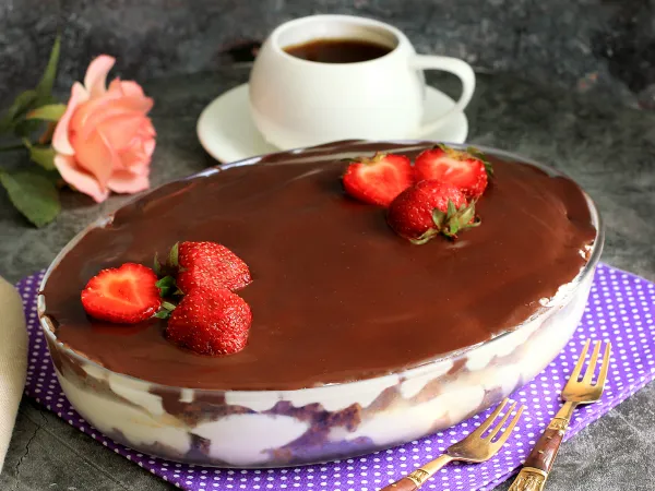 Фото блюда: Трайфл Милка