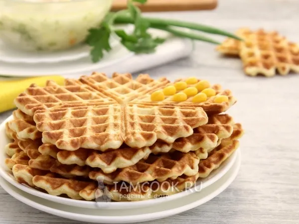 Фото блюда: Вафли кукурузные