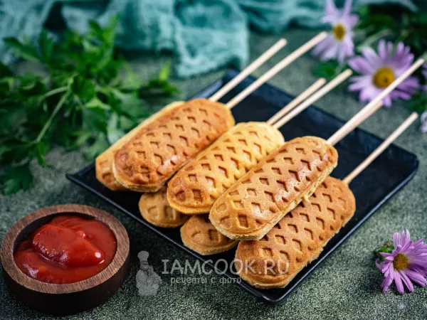 Фото блюда: Корн-доги в мультипекаре