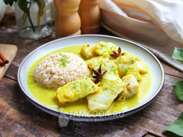 Фото блюда: Треска карри