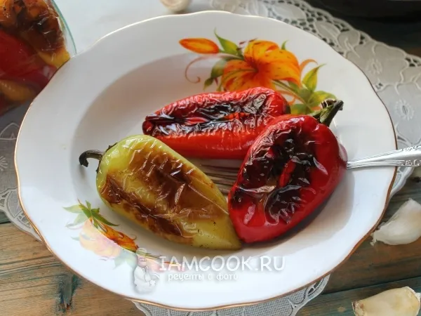 Фото блюда: Жареный перец на зиму