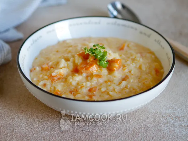 Фото блюда: Тыквенная каша на кокосовом молоке