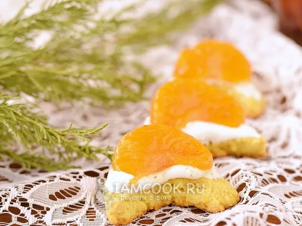 Фото блюда: Печенье «Мандариновые дольки»
