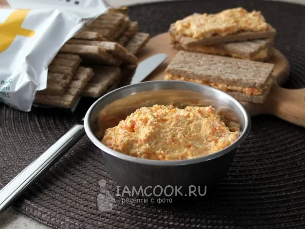 Фото блюда: Закуска из творога с морковью