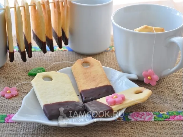 Фото блюда: Печенье «Чайные пакетики»