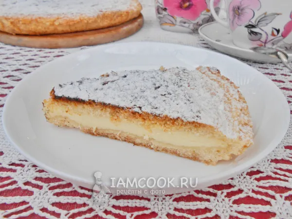 Фото блюда: Королевская ватрушка с творогом на сковороде