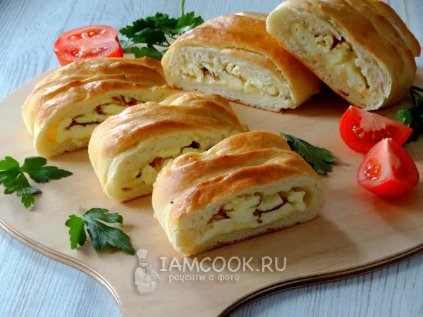 Фото блюда: Пирог с омлетом