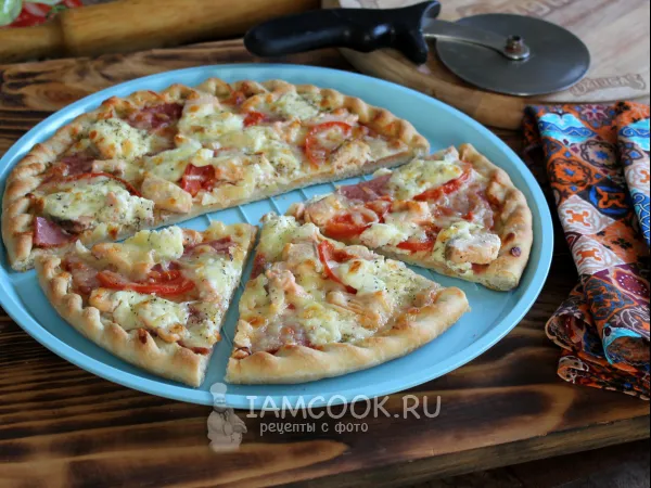 Фото блюда: Пицца с горбушей