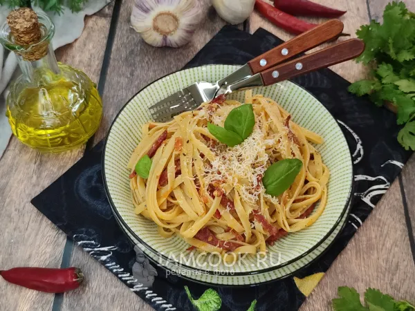 Фото блюда: Паста с чоризо