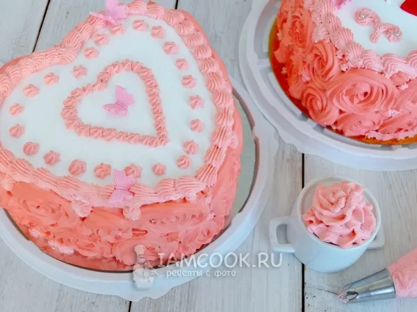 Фото блюда: Белковый крем для торта