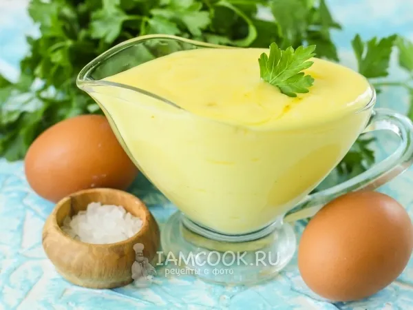 Фото блюда: Домашний майонез без горчицы в блендере