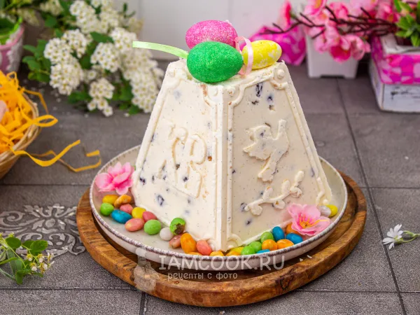 Фото блюда: Творожная пасха без марли