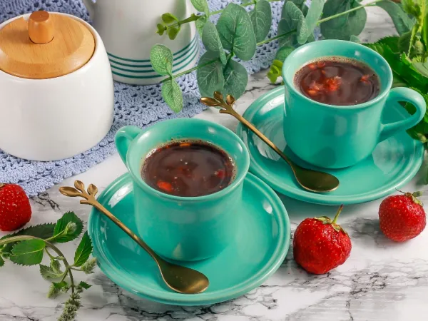 Фото блюда: Кофе с клубникой