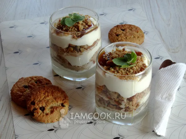 Фото блюда: Трайфл с солёной карамелью