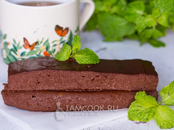 Фото блюда: Десерт из банана и шоколада без выпечки