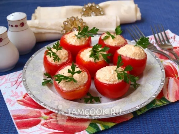 Фото блюда: Помидоры фаршированные фетой
