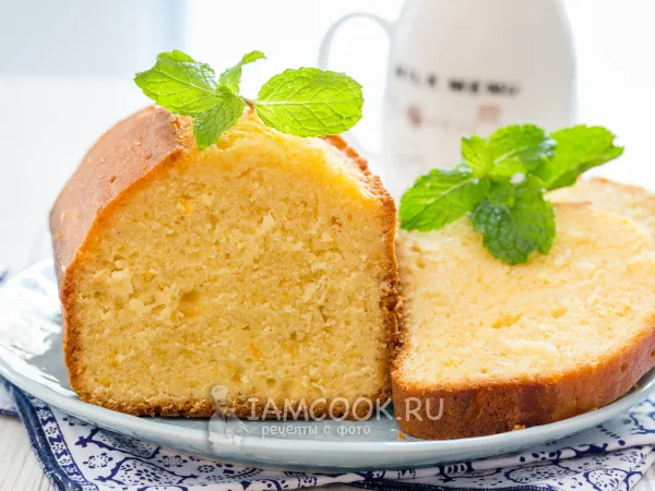 Фото блюда: Апельсиновый кекс с пропиткой