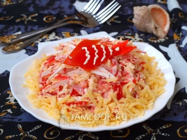 Фото блюда: Салат «Красное море»