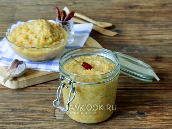 Фото блюда: Острая кабачковая икра