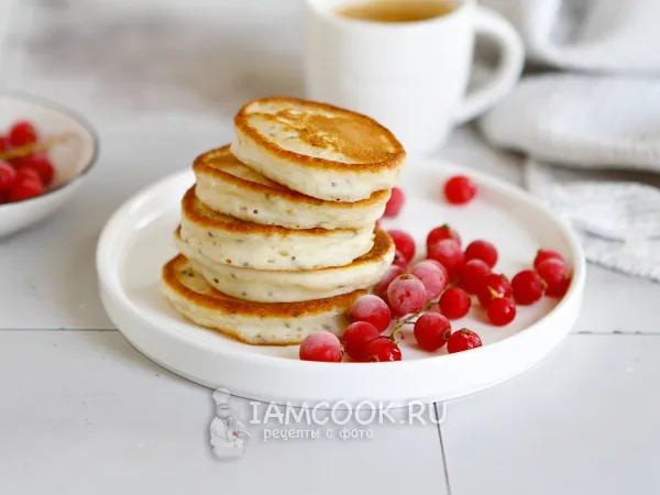 Фото блюда: Оладьи с семенами чиа