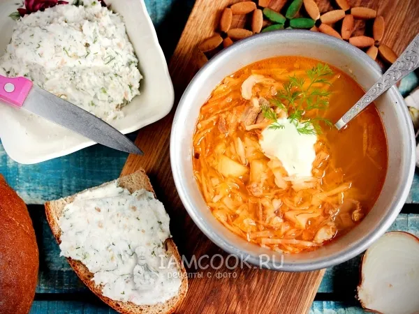 Фото блюда: Борщ без свеклы